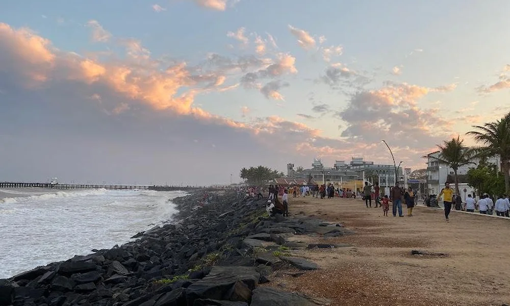 Promenade Beach in Puducherry