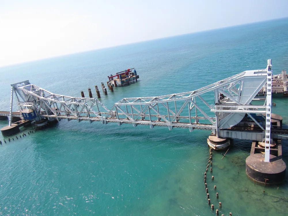 Pamban Bridge in Rameswaram