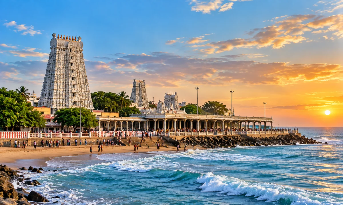 Murugan Temple in Tiruchendur